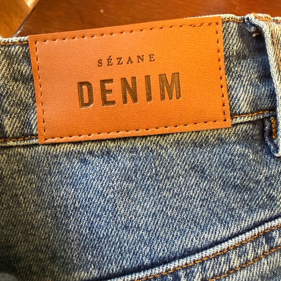 Sezane Le Flare Denim Blue - Size 10 - Picture 4 of 6